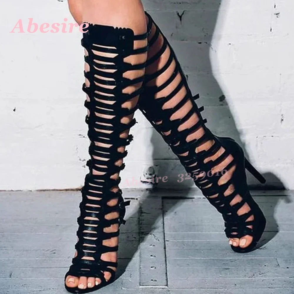 Sandálias Femininas Peep Toe d - Sandal Strappy Heeled avaliação e preço