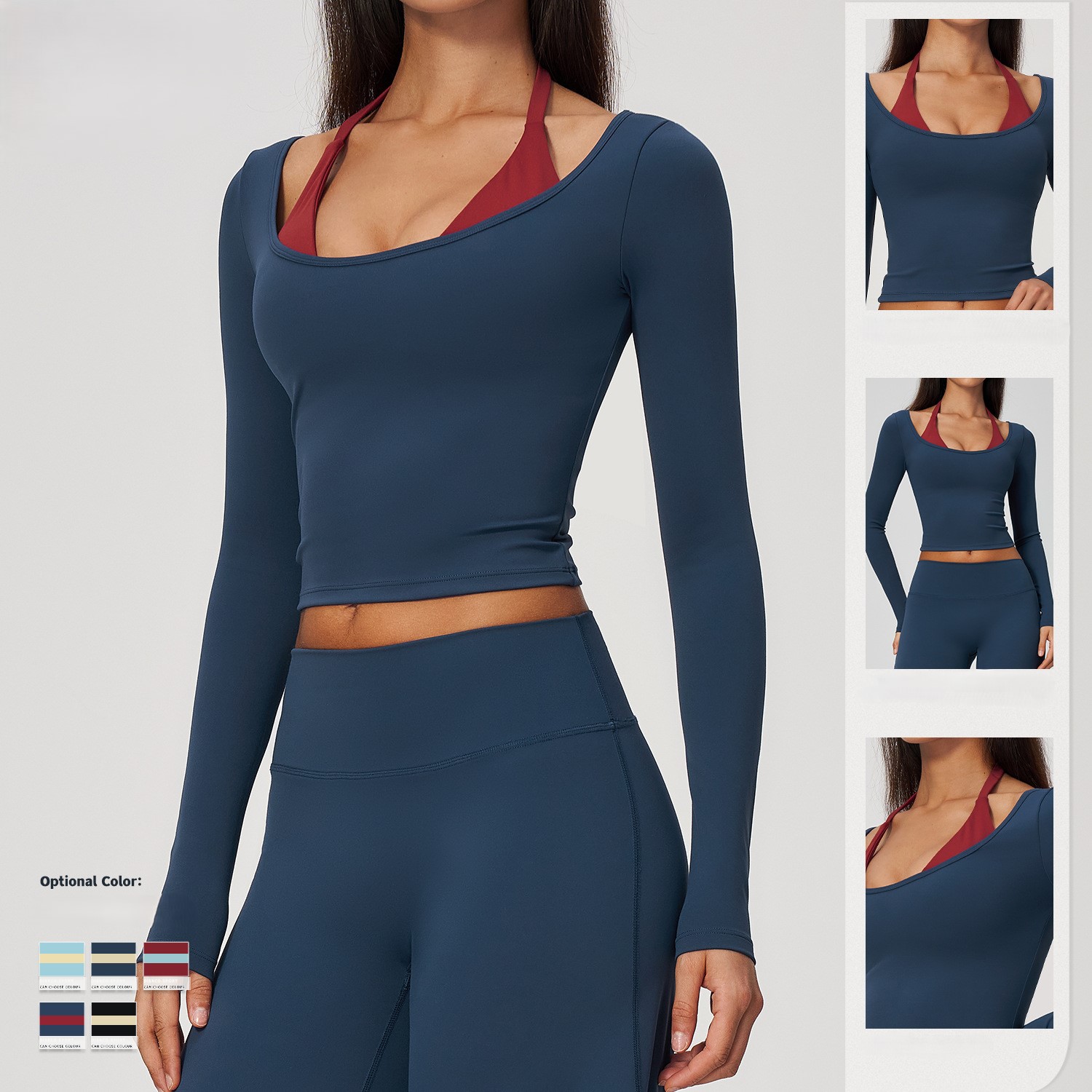 Top de yoga de manga comprida  - Crop Top Crochet avaliação e preço